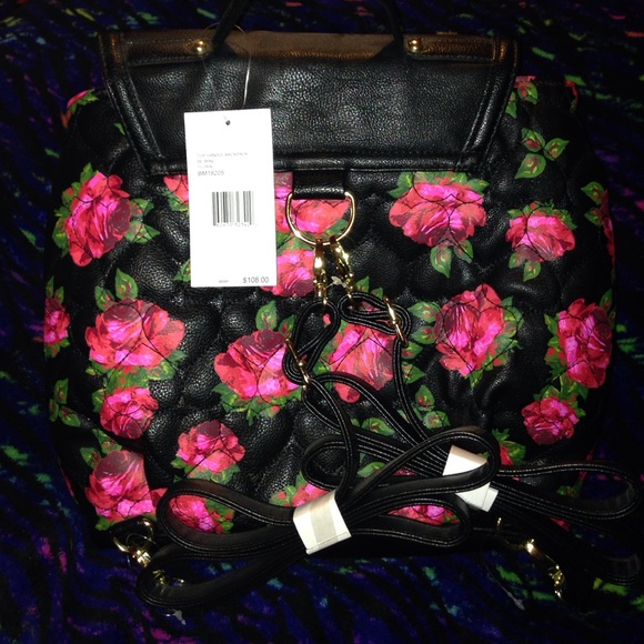 Betsey Johnson Bags Betsey Johnson Floral Backpack Poshmark